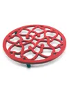 Berghoff Apple Cast Iron Trivet In Red