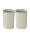 Berghoff Leo Balance 2-piece Large Covered Food Container Set In Multicolor