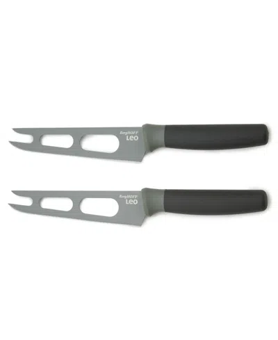 Berghoff Balance 2-piece Cheese Knife Set In Gray