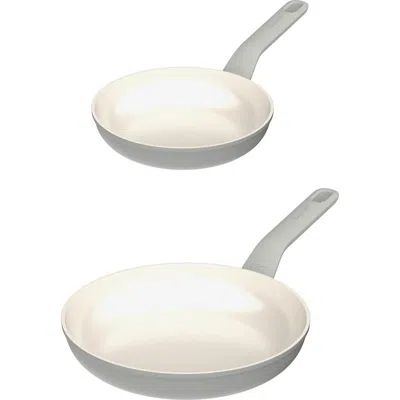 Berghoff Balance 2-piece Nonstick Fry Pans In Moonmist