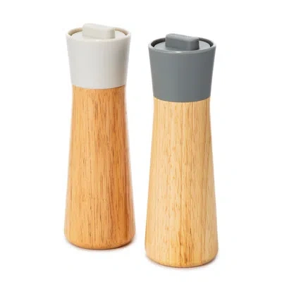 Berghoff Balance 2pc Rubberwood Covered Grinder 8.25" In White;gray;beige