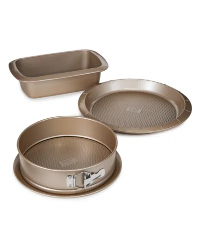 Berghoff Balance 3-pc. Nonstick Carbon Steel Bake Pan Set In Latte Brown
