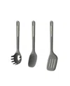 Berghoff Balance 3-pc. Nonstick Silicone Serving Utensil Set In Gray