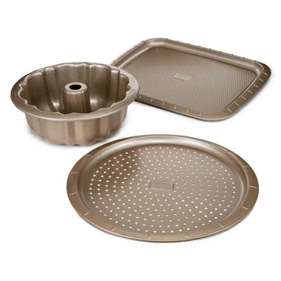 Berghoff Balance 3pc Non-stick Carbon Steel Specialty Bakeware Set In Brown