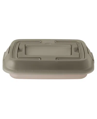 Berghoff Balance Nonstick Carbon Steel 15" Covered Cake Pan Set In Green