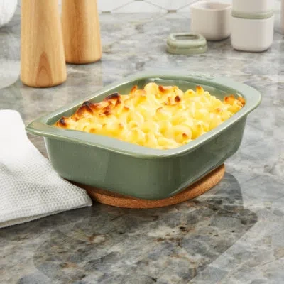 Berghoff Balance Stone Baking Dish 8", 1.27qt., Sage In Green