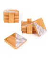 Berghoff Bamboo 14-pc. Coasters Set In Beige