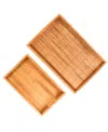 Berghoff Bamboo 2-pc. Serving Tray Set