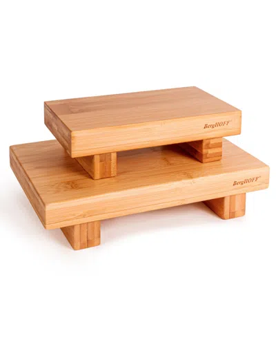 Berghoff Bamboo 2-pc. Sushi Serving Tray Set In Beige