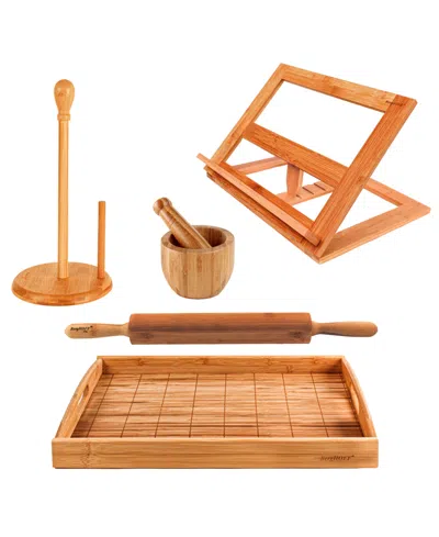 Berghoff Bamboo 6-pc. Kitchen Prep Set In Beige