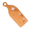 Berghoff Bamboo Paddle 4-pc Cheese Board Set In Brown