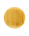 Berghoff Bamboo Round Cutting Board, Striped In Beige