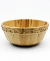 Berghoff Bamboo Two-tone Salad Bowl In Brown