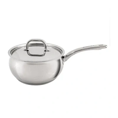 Berghoff Belly Shape 18/10 Stainless Steel 3.2-qt. Sauce Pan In Silver