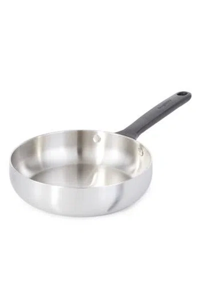 Berghoff Belly Tri-ply Stainless Steel Skillet In Smokey Black