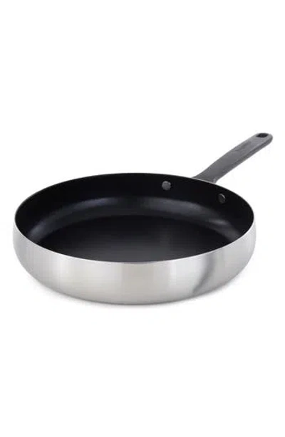 Berghoff Belly Tri-ply Stainless Steel Skillet In Smokey Black