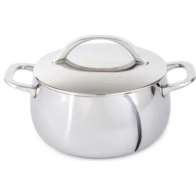 Berghoff Belly Tri-ply Stainless Steel Stockpot In Stellar