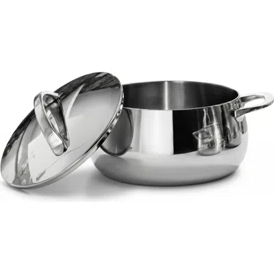 Berghoff Belly Tri-ply Stainless Steel Stockpot In Stellar