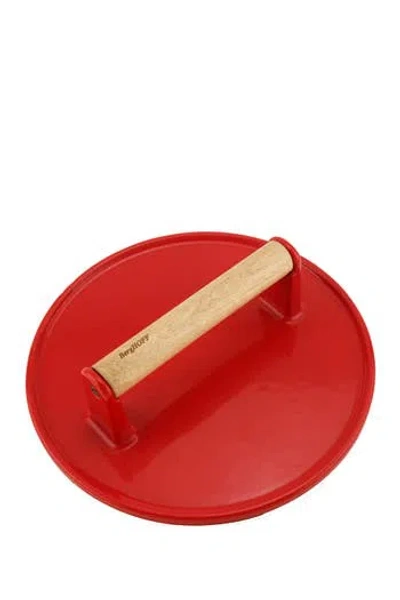 Berghoff Cast Iron Red 9" Steak Press