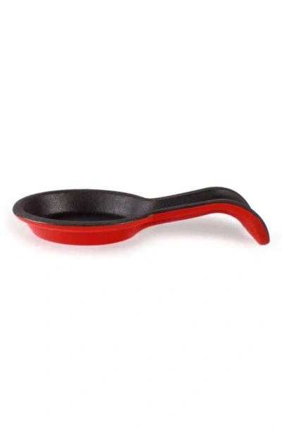 Berghoff Cast Iron Spoon Rest In Red