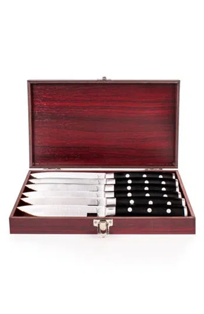 Berghoff Classico 7-piece Steak Knife Set In Black