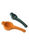Berghoff Cook N Co Citrus Squeezer 2-piece Set In Lime/orange