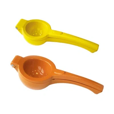 Berghoff Cooknco 2pc Citrus Hand Juicer Set, Lemon And Orange In Yellow;orange