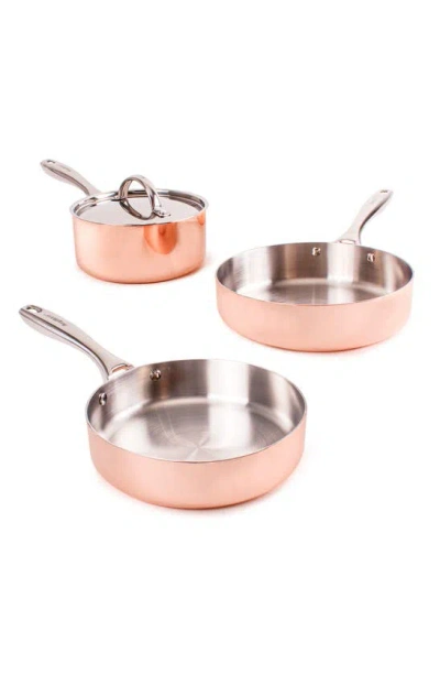 Berghoff Copper Tri-ply Polished 6pc Starter Set