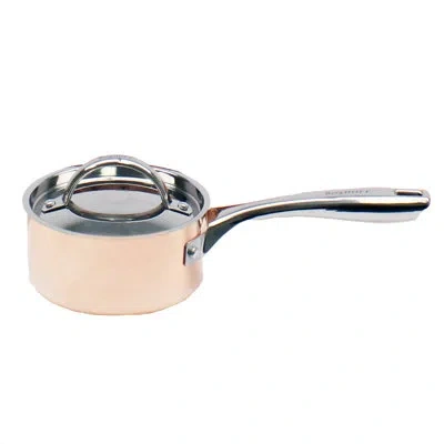 Berghoff Copper Tri-ply  7" Covered Saucepan, Polished