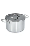 Berghoff Dina 10-inch Helix 7-quart Stockpot In Silver