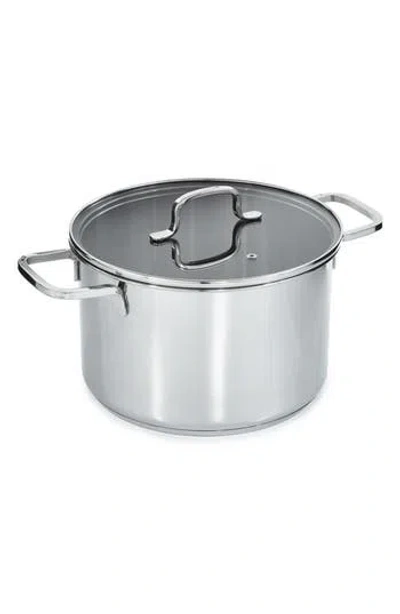 Berghoff Dina 10-inch Helix 7-quart Stockpot In Metallic