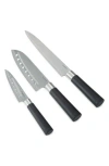 Berghoff Dina Codon 3-piece Knife Set In Black