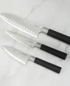 Berghoff Dina Codon 3-piece Santoku Set In Black