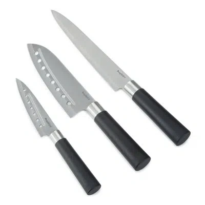 Berghoff Dina Codon Stainless Steel 3pc Knife Set In Black