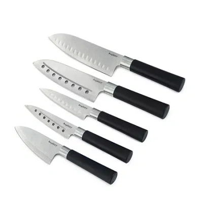 Berghoff Dina Codon Stainless Steel 5-pc. Santoku Knife Set In Black
