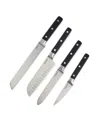Berghoff Dina Gene 4-piece Knife Set In Black