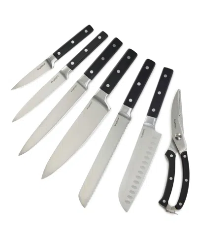 Berghoff Dina Gene 7-piece Stainless Steel Knife Set In Black