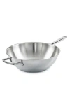 Berghoff Dina Helix 12-inch Wok Pan In Silver