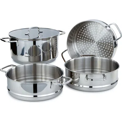 Berghoff Dina Helix 5-piece Steamer Set In Gray