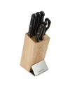 Berghoff Dina Pica 7-piece Knife Block Set In Black