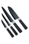 Berghoff Dina Prime 4-piece Knife Set In Black