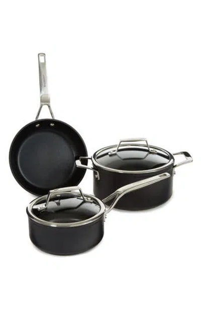 Berghoff Essential 5-piece Nonstick Cookware Set In Black
