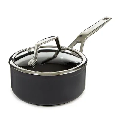 Berghoff Essential Hard Anodized Ano 6.25" Saucepan In Black