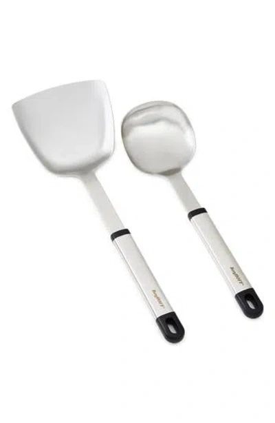 Berghoff Essentials 2-piece Stainless Steel Stir Fry Utensil Set In White