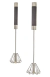 Berghoff Essentials 2-piece Whisk Set In Black