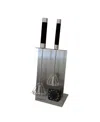 Berghoff Essentials 3-pc. Stainless Steel Whisk Set In Black
