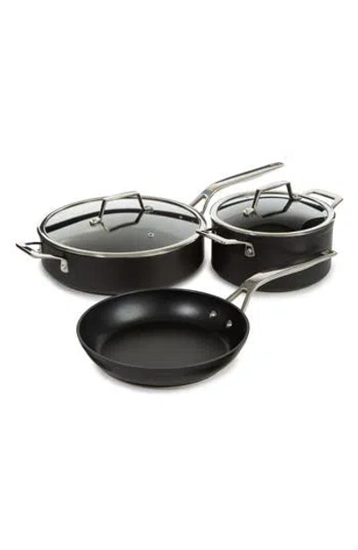 Berghoff Essentials 5-piece Non-stick Cookware Set In Black