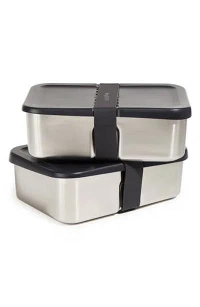 Berghoff Essentials 6-piece Lunch Box Set In Silver