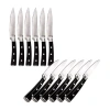 Berghoff Essentials Classico Stainless Steel 12-pc. Steak Knife Set In Black