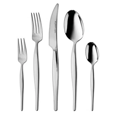 Berghoff Essentials Finesse 60pc 18/10 Stainless Steel Flatware Set, Serving For 12